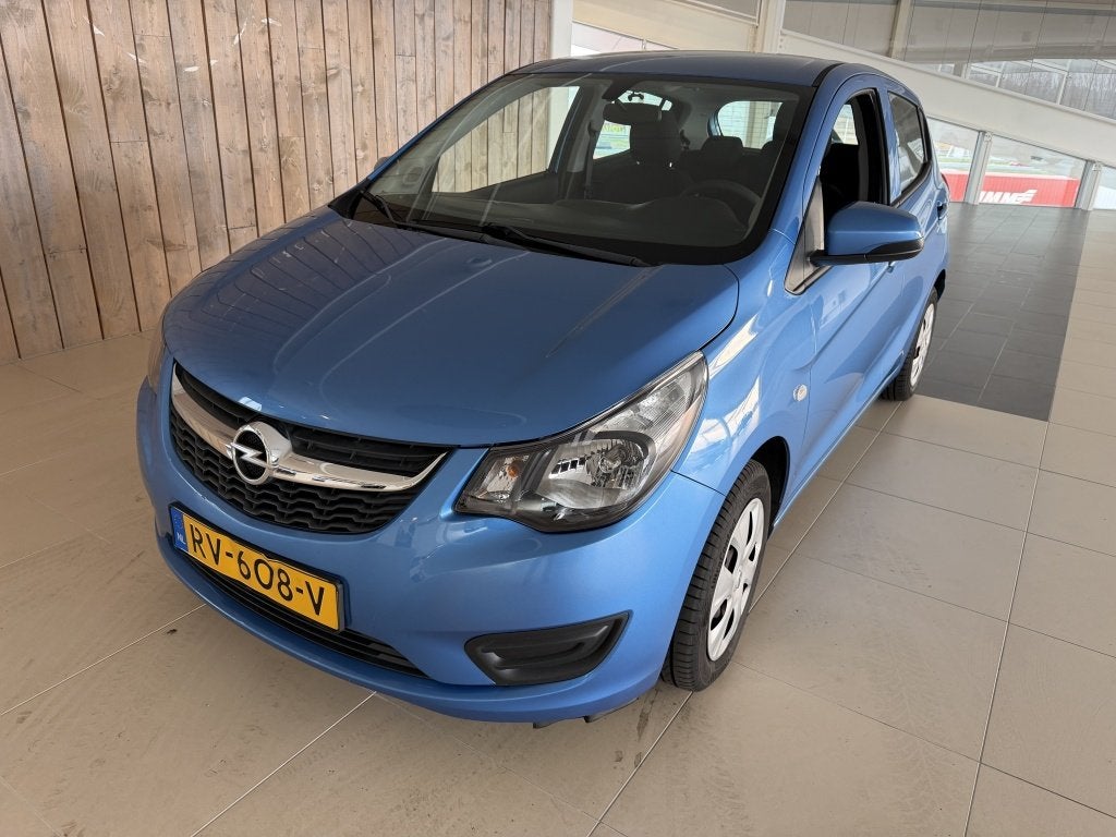 Opel KARL 1.0 ecoFLEX Edition (bj 2018), Auto's, 839 kg, Gebruikt, Euro 6, Blauw
