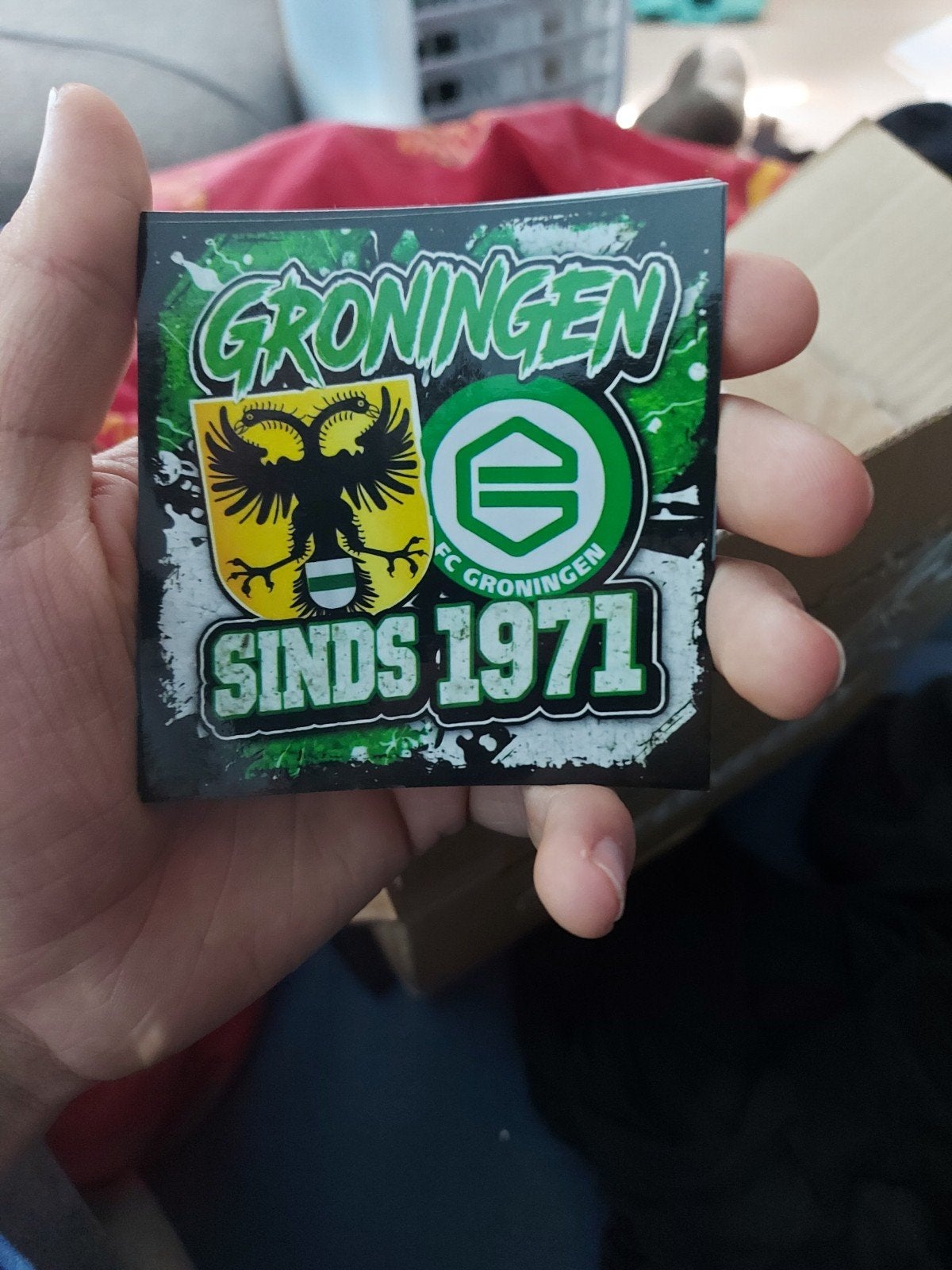 FC Groningen Sticker - Sinds 1971, Ophalen of Verzenden