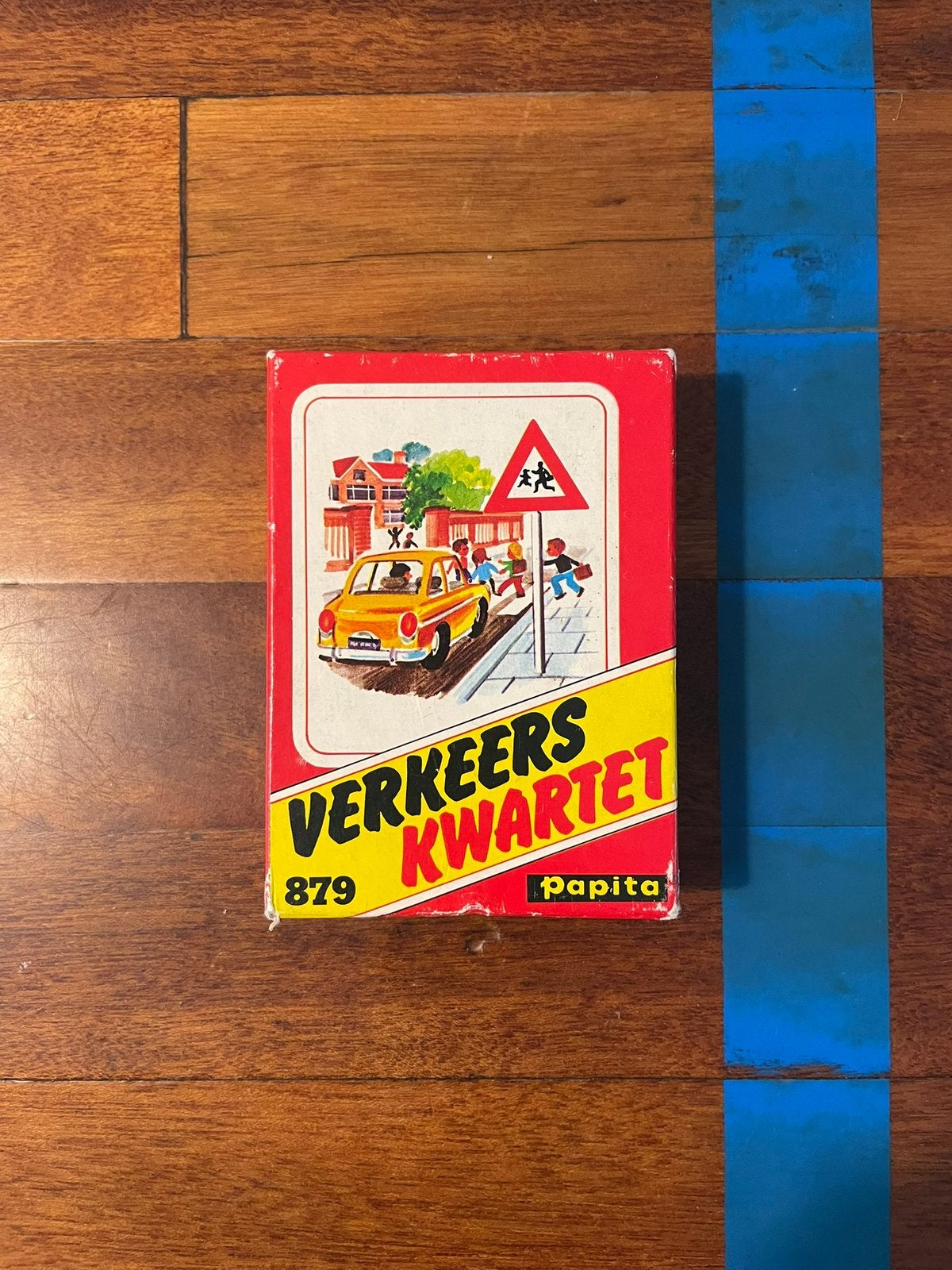 Vintage verkeerskwartet - Papito - 1965, Ophalen of Verzenden, Zo goed als nieuw, Kwartet(ten)