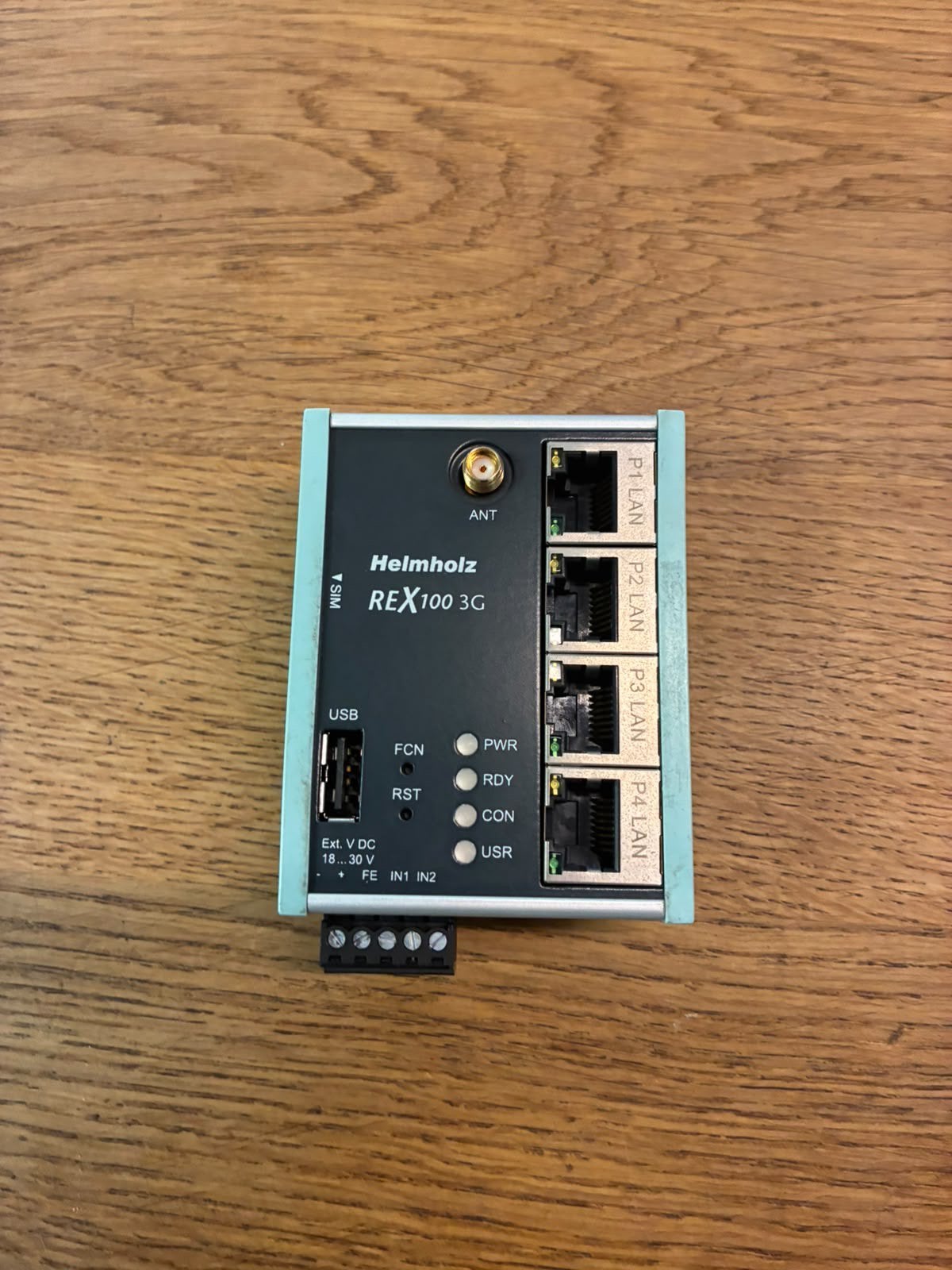 REX100, Ethernet router, Ophalen, Gebruikt