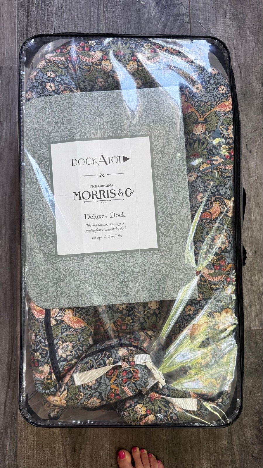 Dockatot Deluxe baby nest Morris & Co limited edition, Ophalen, Gebruikt, Overige typen