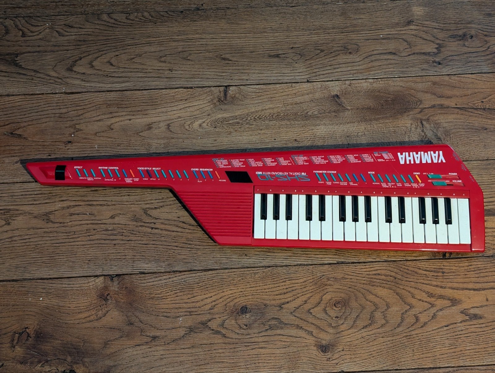 Yamaha SHS-10R Keytar - Rode Synthesizer met losse toets, Muziek en Instrumenten, Keyboards, Ophalen, Gebruikt, Overige aantallen