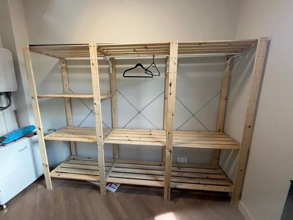 Ikea Hejne kast met 3 elemementen en kledingrek, Ophalen, Zo goed als nieuw