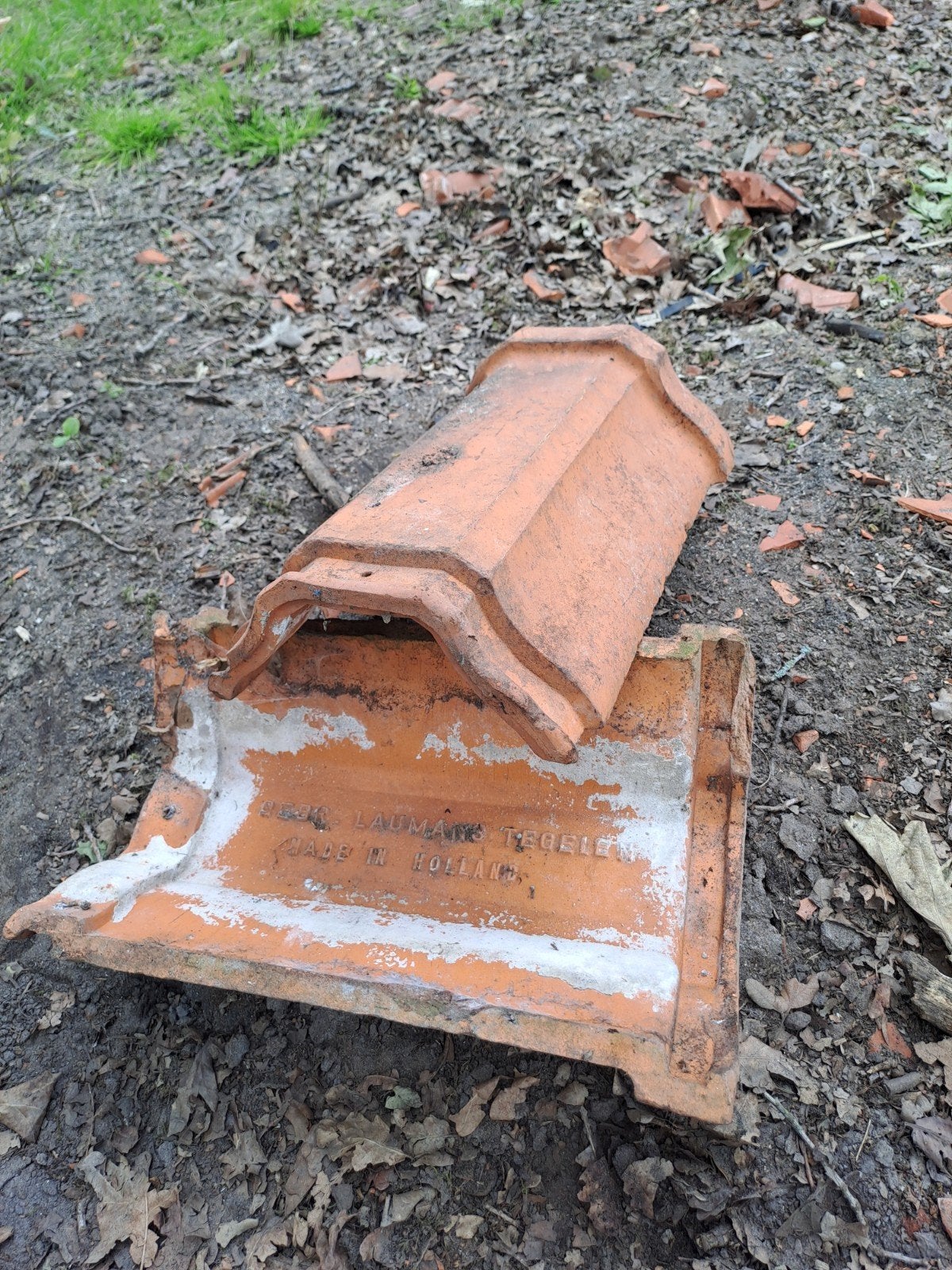 Gebruikte dakpannen van Gebr. Laumans Tegelen, Doe-het-zelf en Verbouw, Ophalen, Gebruikt, Steen of Klei, 15 m² of meer
