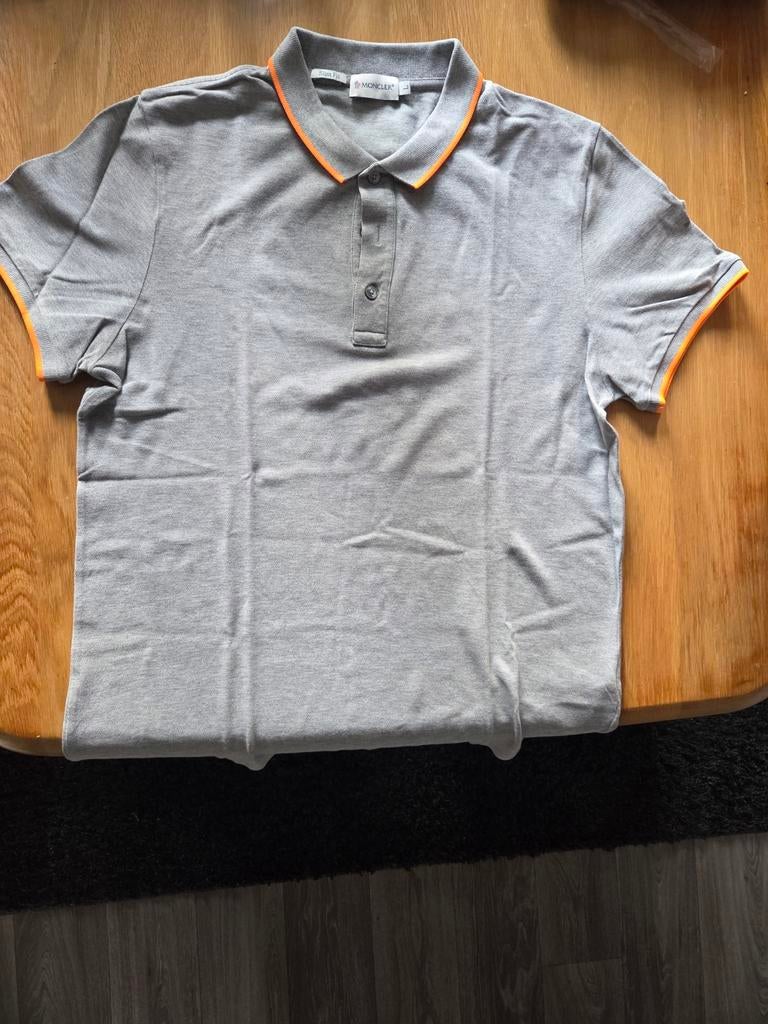 Moncler Slim Fit Polo Maat L, Kleding | Heren, Maat 52/54 (L), Moncler, Ophalen of Verzenden, Zo goed als nieuw
