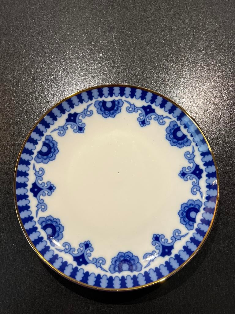Bordje Wallendorfer Porzellan, Echt Kobalt., Ophalen of Verzenden