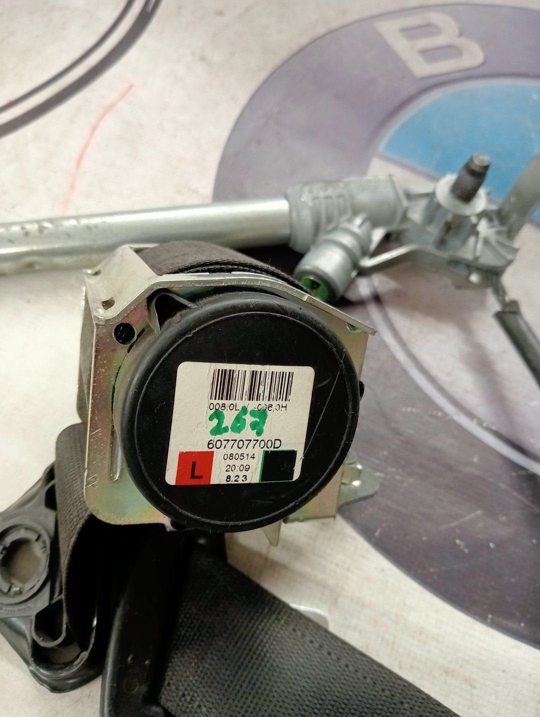 Opel Corsa Gordelspanner 607707700d, Auto-onderdelen, Gebruikt, -, -, Opel