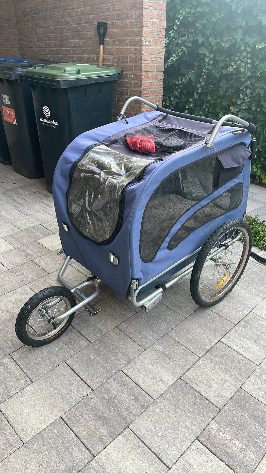 Honden fietskar, Ophalen, Gebruikt, Hondenkar