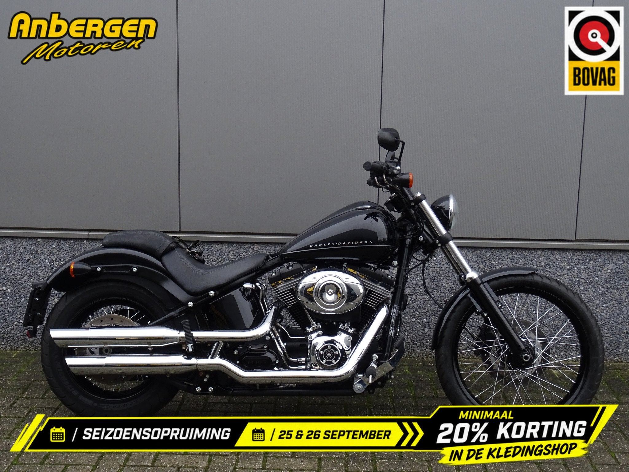 Harley-Davidson FXS SOFTAIL BLACKLINE (bj 2011), Motoren, Chopper, 1585 cc, Gebruikt, Bedrijf