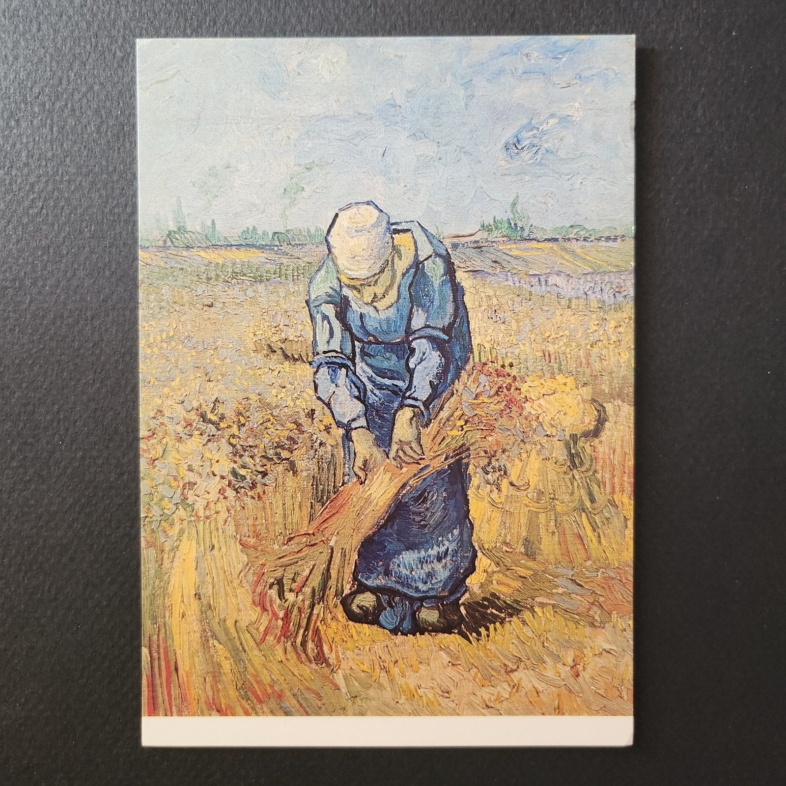 Kunstkaart Vincent van Gogh - De Garbenbinderin, Verzenden, 1980 tot heden, Ongelopen, Cultuur en Media