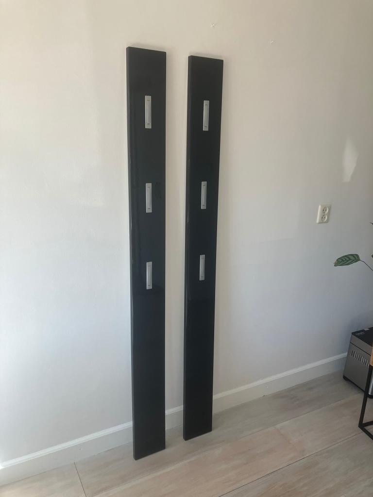 Design kapstokken hoogglans zwart, Huis en Inrichting, Woonaccessoires | Kapstokken, Zo goed als nieuw, 150 tot 200 cm, Hout, Ophalen