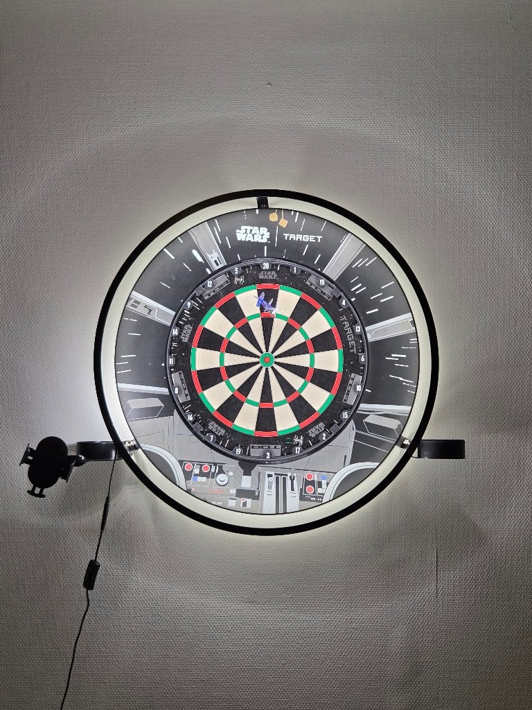 Volledige Dartbord Set, Sport en Fitness, Darts, Ophalen, Zo goed als nieuw, Dartbord