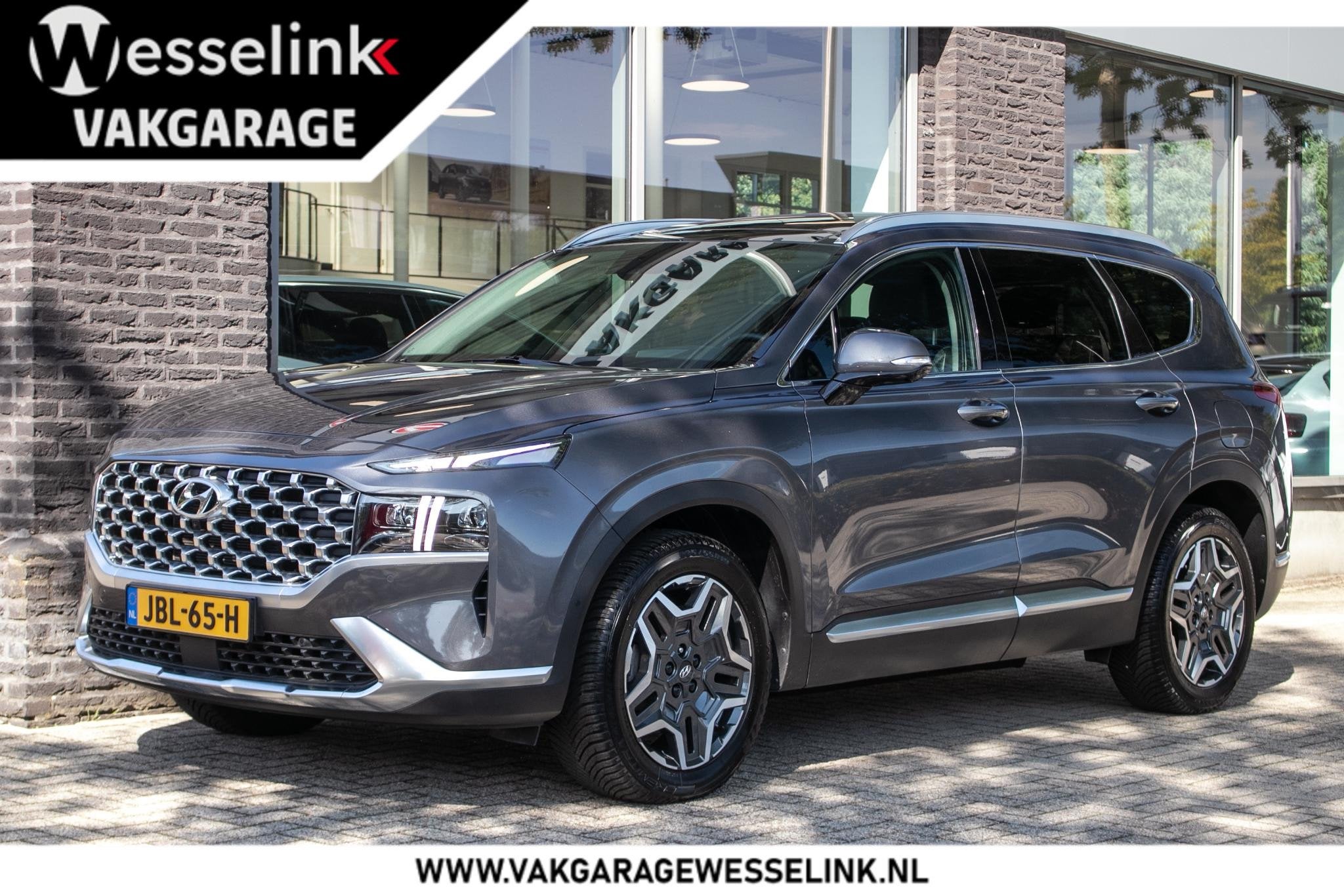 Hyundai Santa Fe 1.6 T-GDI AWD PHEV Premium Sky - SOH 100% |, Auto's, Gebruikt, 4 cilinders, Bedrijf, Vierwielaandrijving