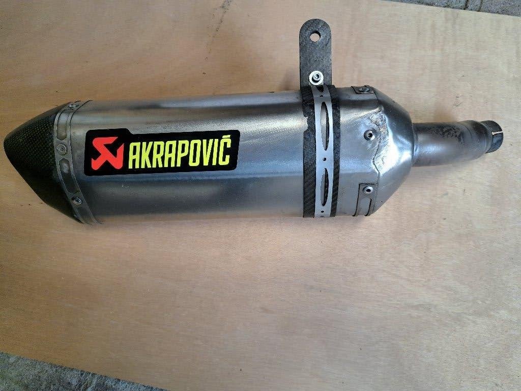 Akrapovic Ninja 300 / Z300 slip-on compleet, Ophalen of Verzenden, Gebruikt