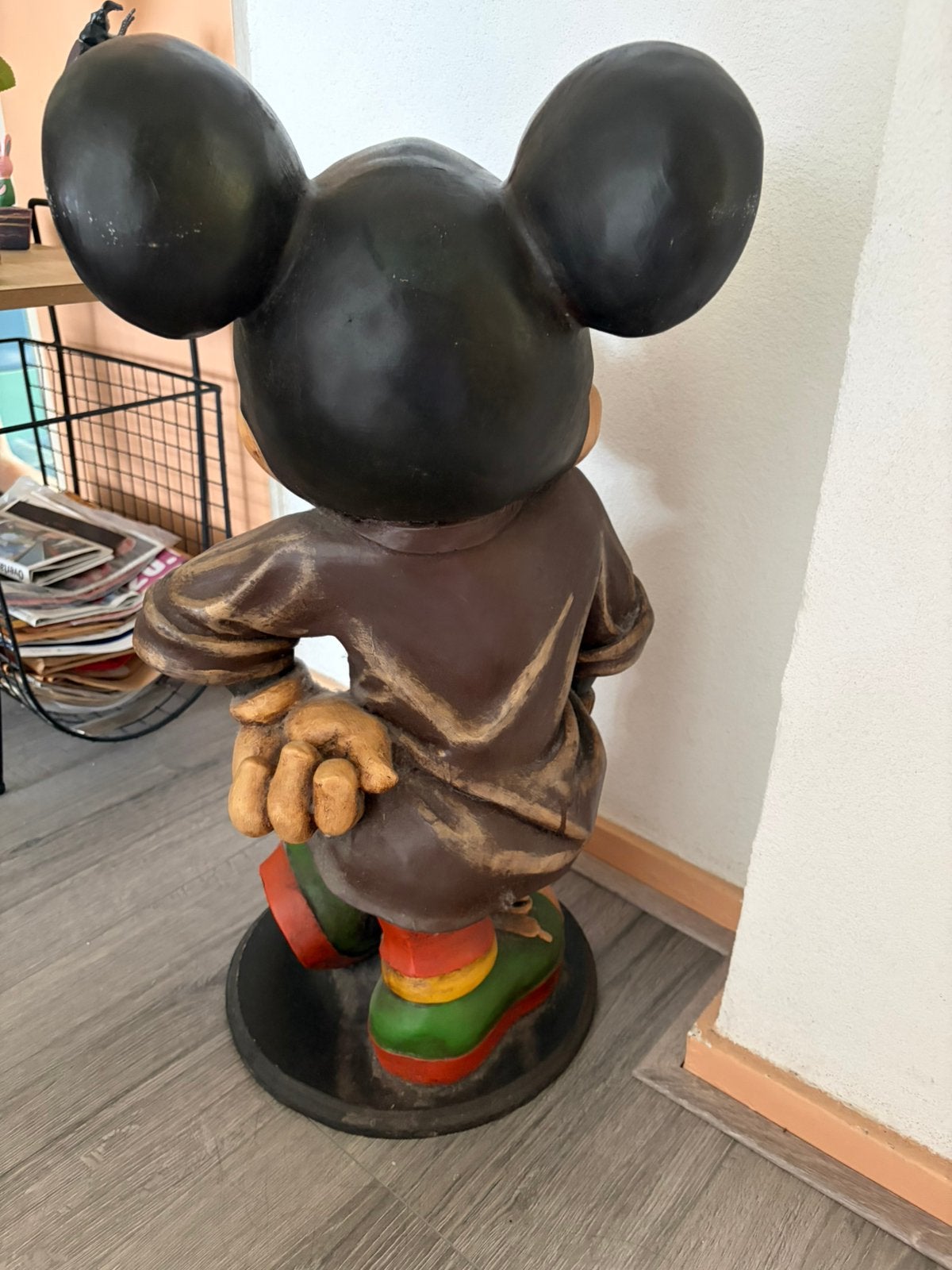 Te koop massief houten Mickey Mouse, Verzamelen, Ophalen, Zo goed als nieuw, Fantasy