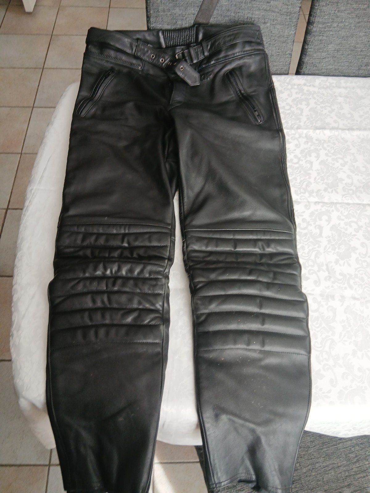 MQP Leren Motorbroek - Maat 56, Motorcrosskleding, Ophalen of Verzenden, Tweedehands, Dames