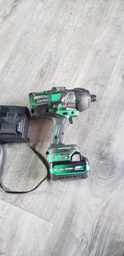 Hikoki WR 36DA slagmoersleutelinclusief accu en oplader, Doe-het-zelf en Verbouw, Gereedschap | Boormachines, Ophalen of Verzenden
