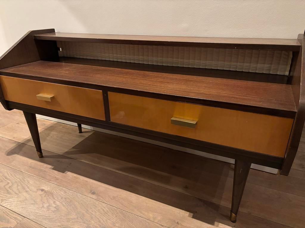 Vintage jaren '60 TV meubel, Antiek en Kunst, Ophalen