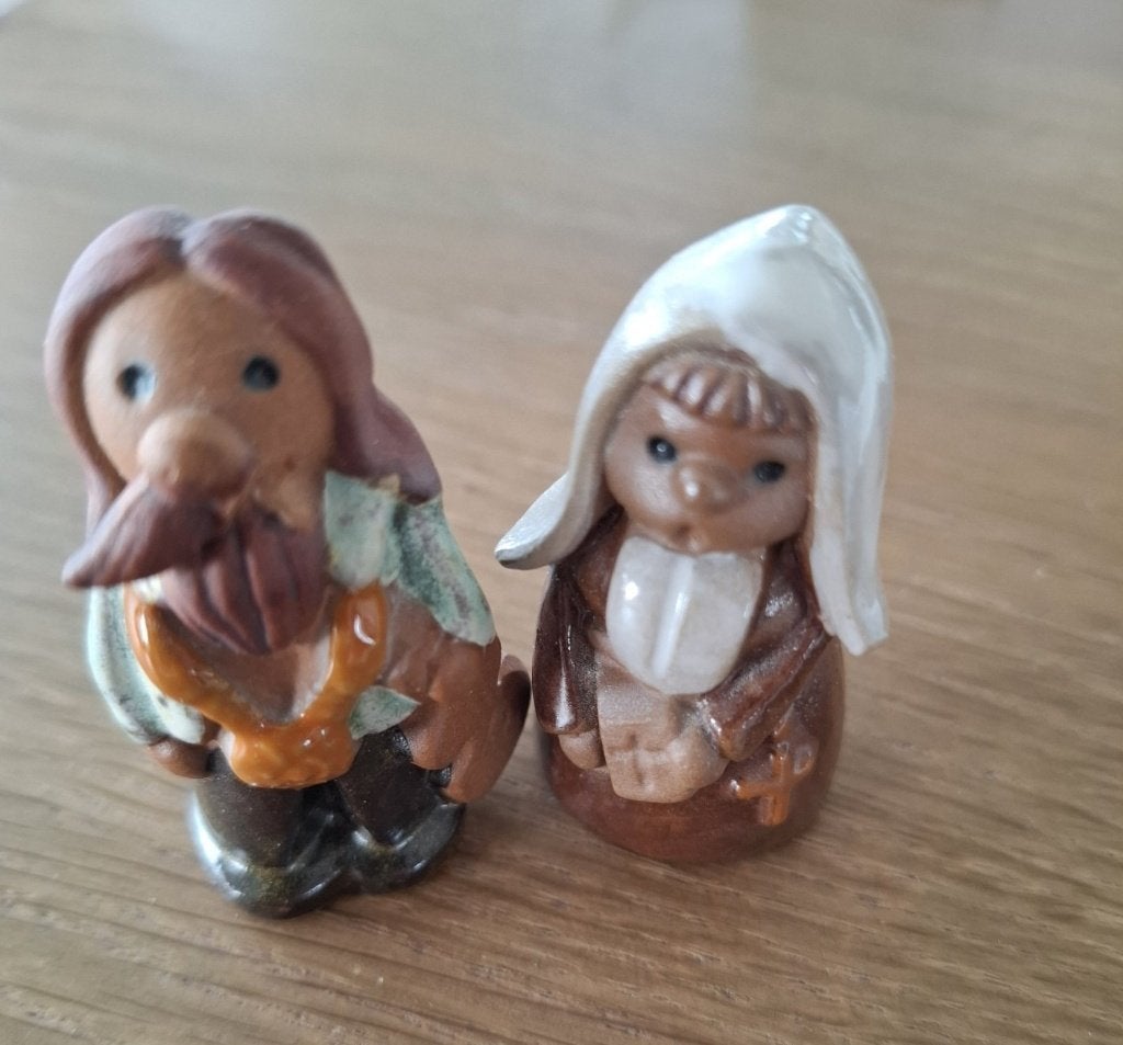 Keramische poppetjes, Verzenden, Gebruikt, Mens