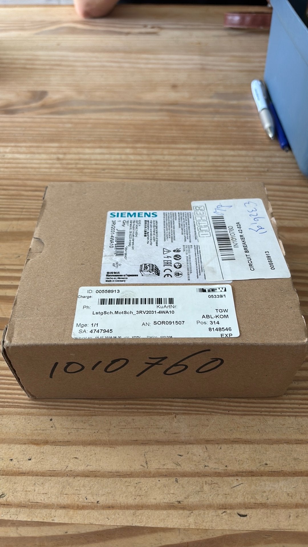 Siemens motor protection circuit breaker S2 42-52A, Ophalen of Verzenden, Zo goed als nieuw