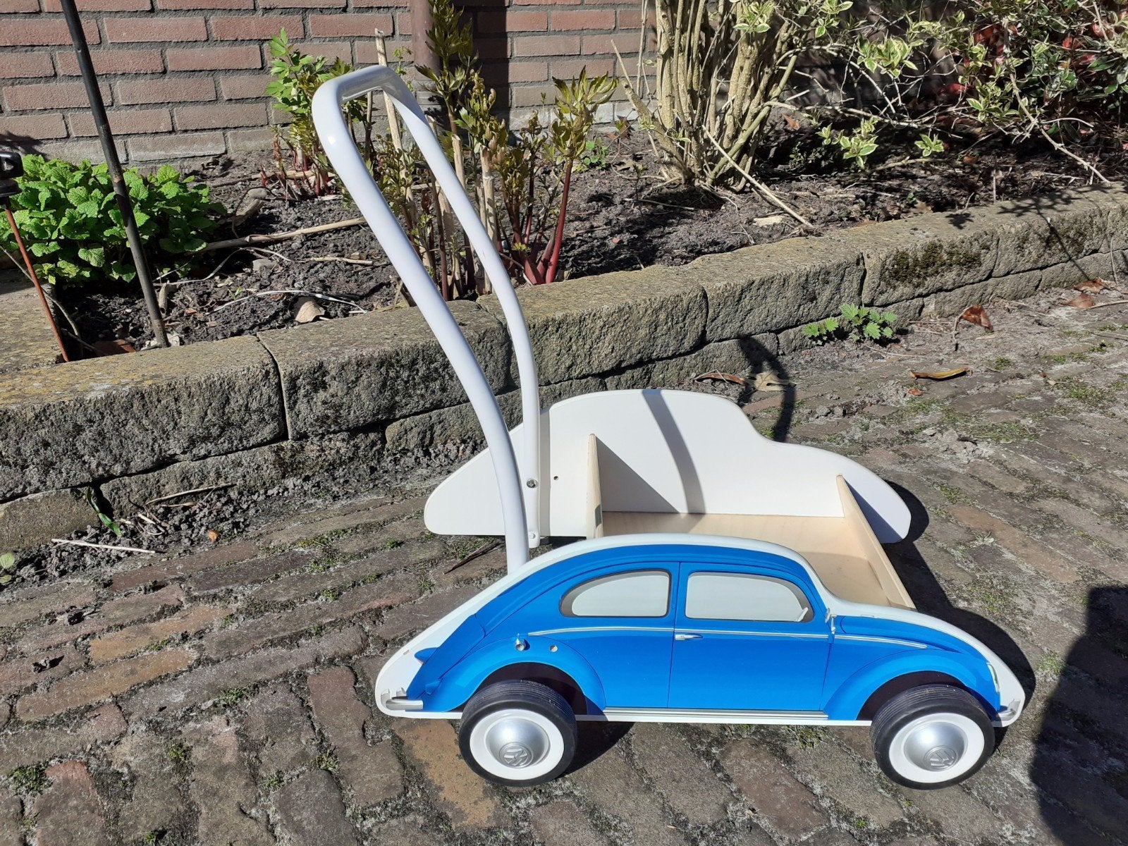 VW Kever loopwagen, Ophalen of Verzenden, Zo goed als nieuw, Duw- of Trekspeelgoed