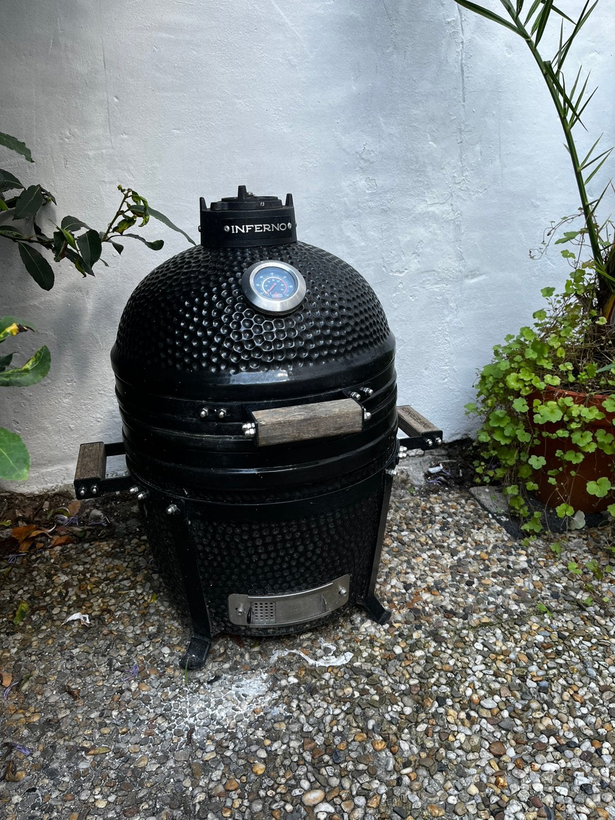 Keramiek bbq, Tuin en Terras, Houtskoolbarbecues, Ophalen, Gebruikt