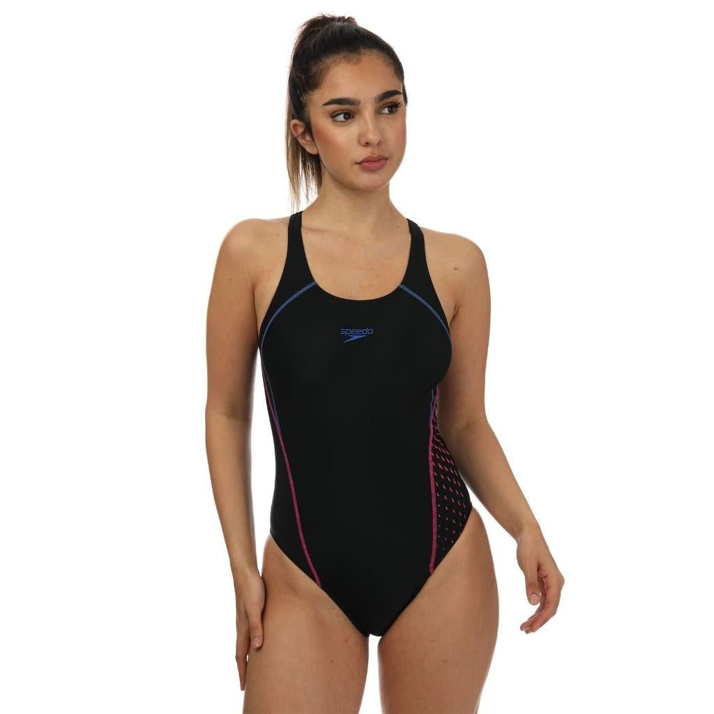 Nieuw Speedo W Endurance10 Graphic Panel Muscleback Badpak, Kleding | Dames, Badmode en Zwemkleding, Zwart, Info@allsport-group.com