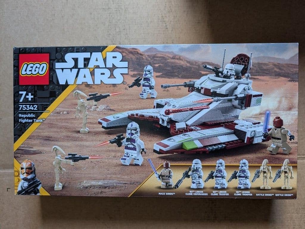 Lego 75342 Star Wars Republic Fighter Tank, Kinderen en Baby's, Speelgoed | Duplo en Lego, Star Wars, Lego, Nieuw, Ophalen of Verzenden