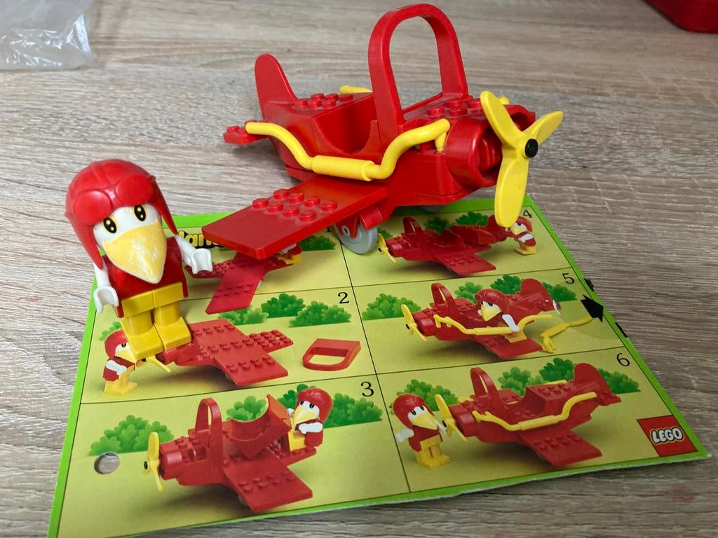 Lego Fabuland vliegtuig met piloot, Gebruikt, Overige thema's, Lego, Ophalen of Verzenden