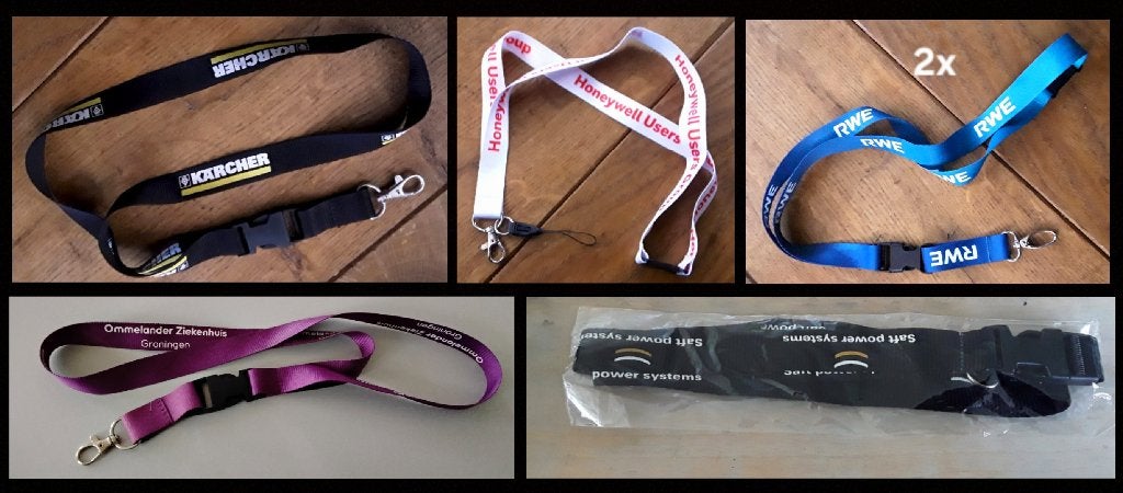 6 keycords - Kärcher - Honeywell - RWE (2×) - Ommelander Zie, Ophalen of Verzenden, Nieuw, Overige typen