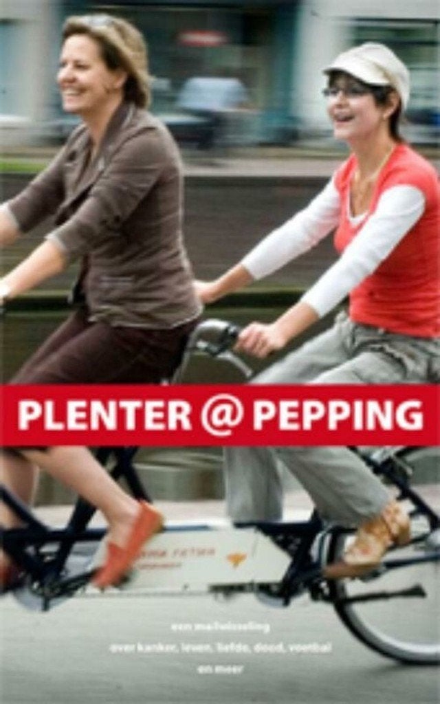 Plenter@Pepping een mailwisseling over kanker, leven en meer, Maatschappij en Samenleving, Ophalen of Verzenden, Zo goed als nieuw