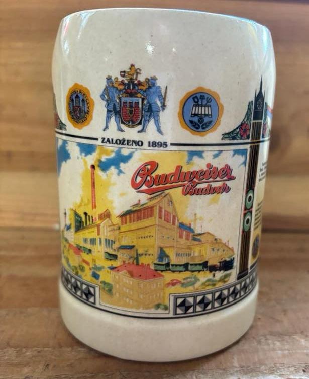 Budweiser pull en drinkfles, Ophalen of Verzenden, Zo goed als nieuw, Pul(len), Overige merken