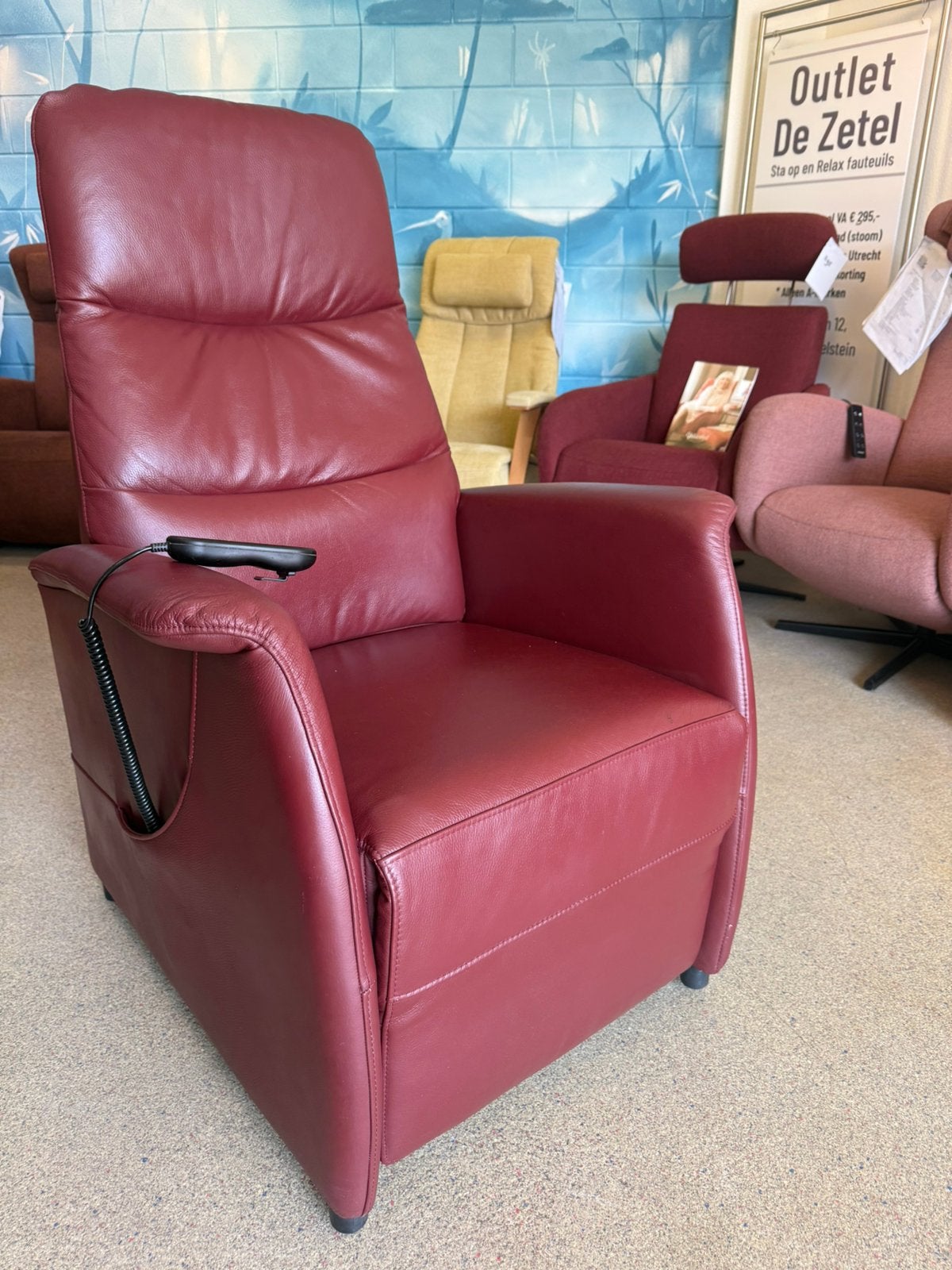 Easysit sta op stoel relax fauteuil gratis bezorging, Ophalen of Verzenden, Zo goed als nieuw, Leer, Ruim 100 fauteuils in alle kleuren en maten met garantie
