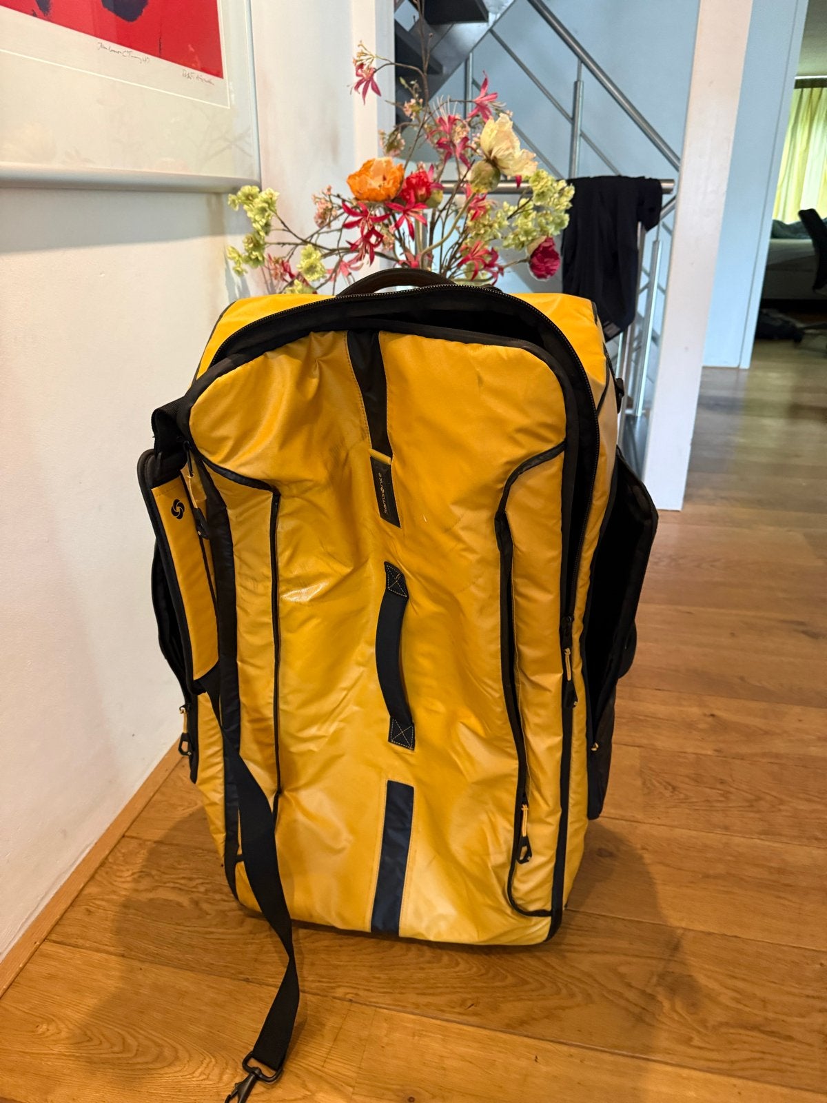 Samsonite Gele Reistas ecodiver 77, 30 cm of meer, Geel, Ophalen of Verzenden, Zo goed als nieuw