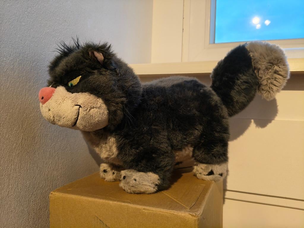 Disney Lucifer Knuffel Assepoester, Ophalen, Assepoester of Belle, Zo goed als nieuw, Knuffel