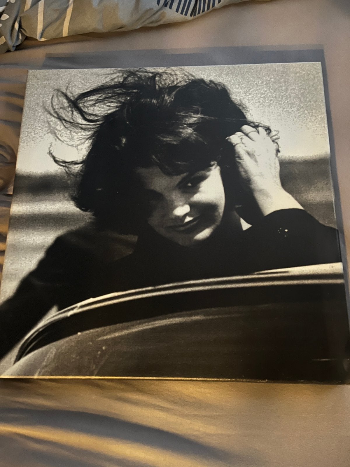 Jackie O foto op canvas  50x50 cm en 5 cm dik, Huis en Inrichting, Woonaccessoires | Schilderijen, Tekeningen en Foto's, Ophalen