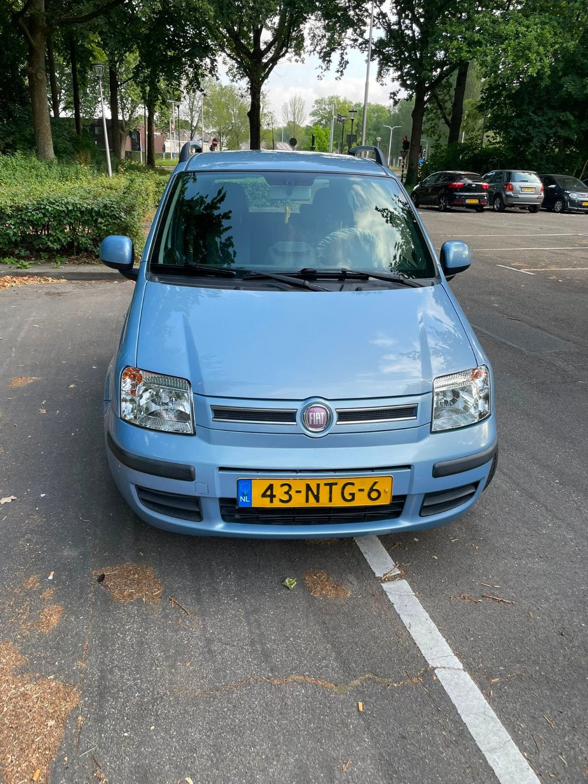 Fiat Panda 1.2 2010 Blauw, Auto's, 1242 cc, Origineel Nederlands, Handgeschakeld, Particulier
