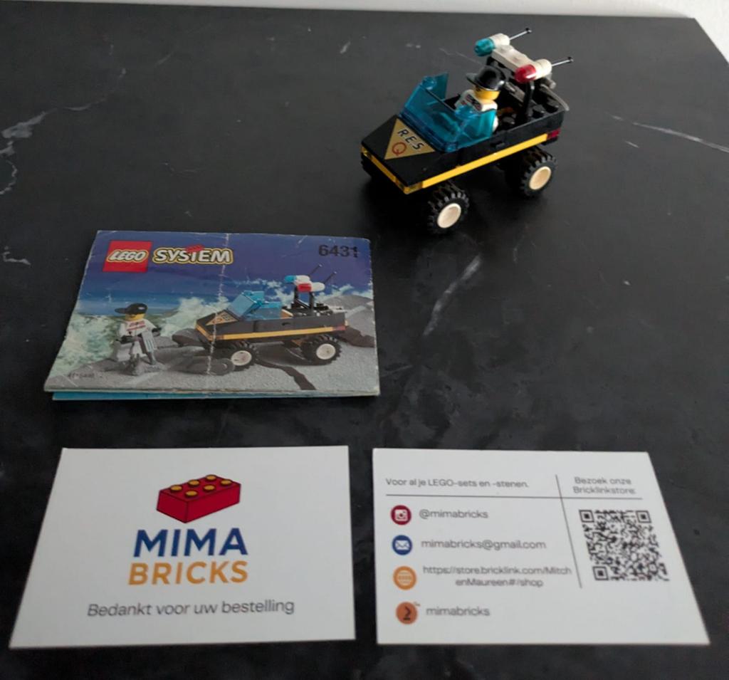 Lego System 6431 RES-Q Buggy - Complete set met instructies, Kinderen en Baby's, Speelgoed | Duplo en Lego, Compleet, Gebruikt