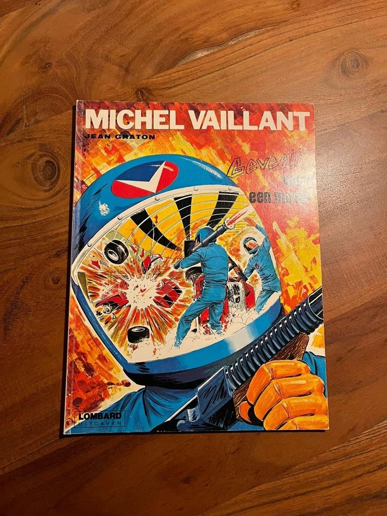 Michel Vaillant – Gevecht Om Een Motor, Eén stripboek, Ophalen of Verzenden, Zo goed als nieuw