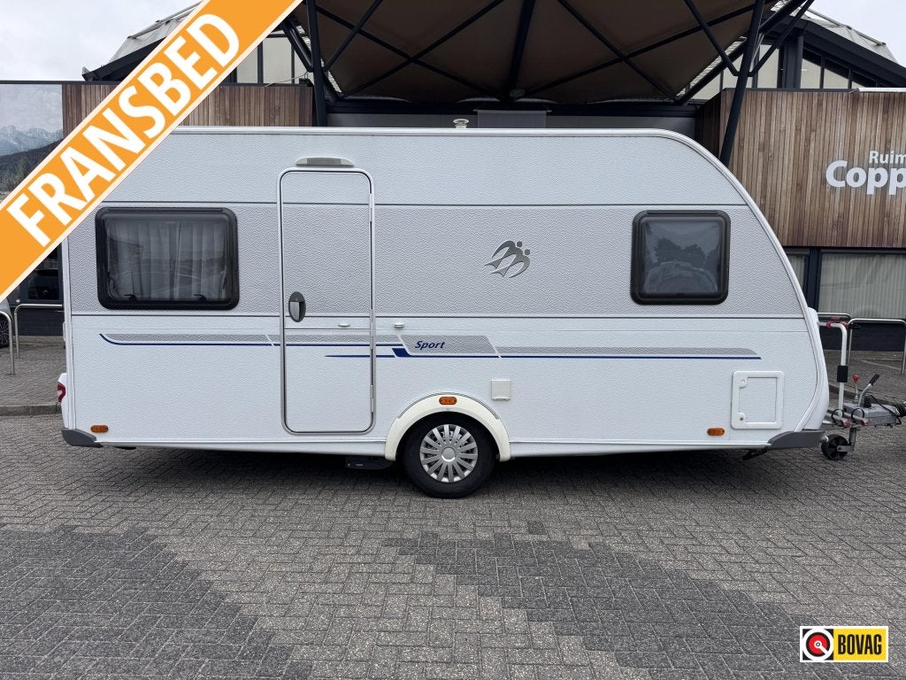 Knaus Sport 450 FU 2012 MOVER + 240 TENT!!!, Caravans en Kamperen, Caravans, Standaardzit, Overige typen, Bedrijf, 4 tot 5 meter