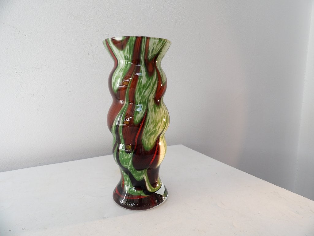 Murano Vaasje Sixties, Carlo Moretti, opaline, Aanbieding, Ophalen of Verzenden