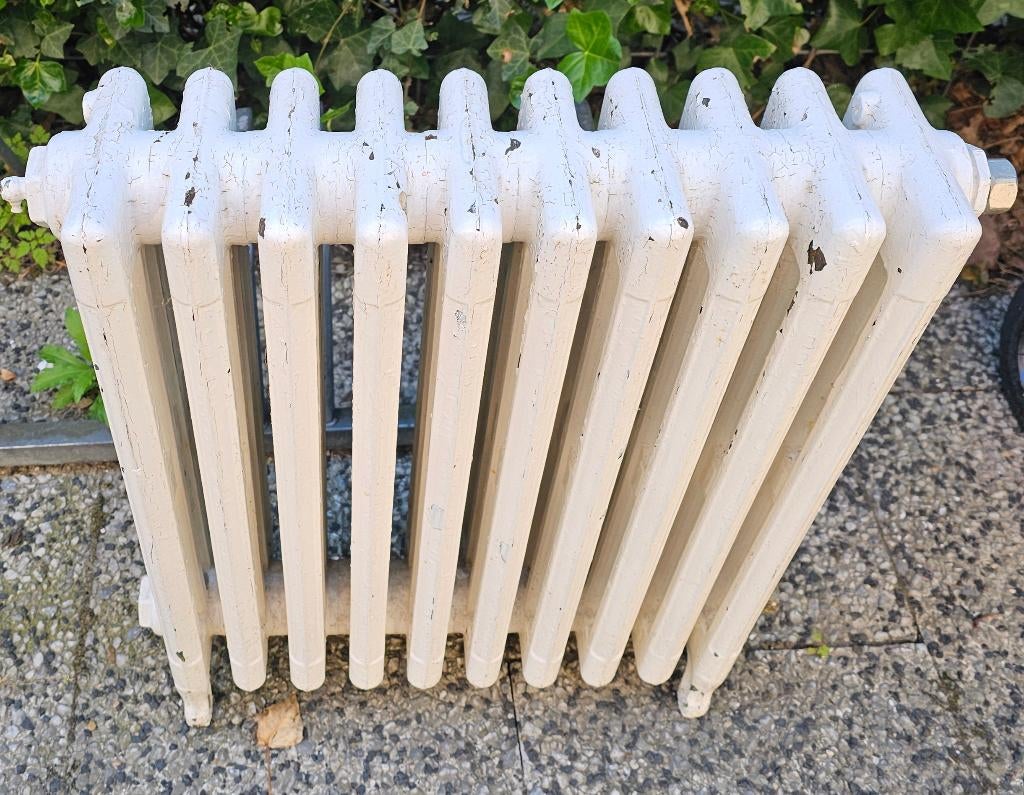 Gietijzeren radiator teab, Doe-het-zelf en Verbouw, Ophalen, 30 tot 80 cm, Gebruikt, Radiator