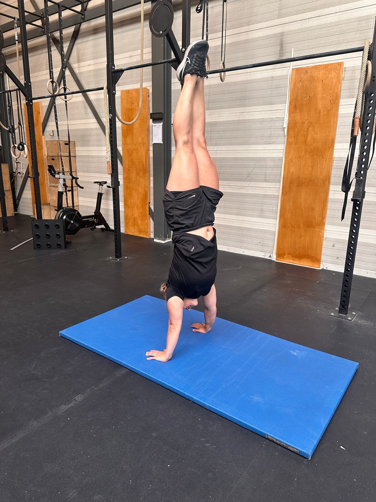 Turnmat / Gymnastiekmat - Blauw, Sport en Fitness, Turnen, Ophalen, Gebruikt, Maat 36 t/m 42, Blauw
