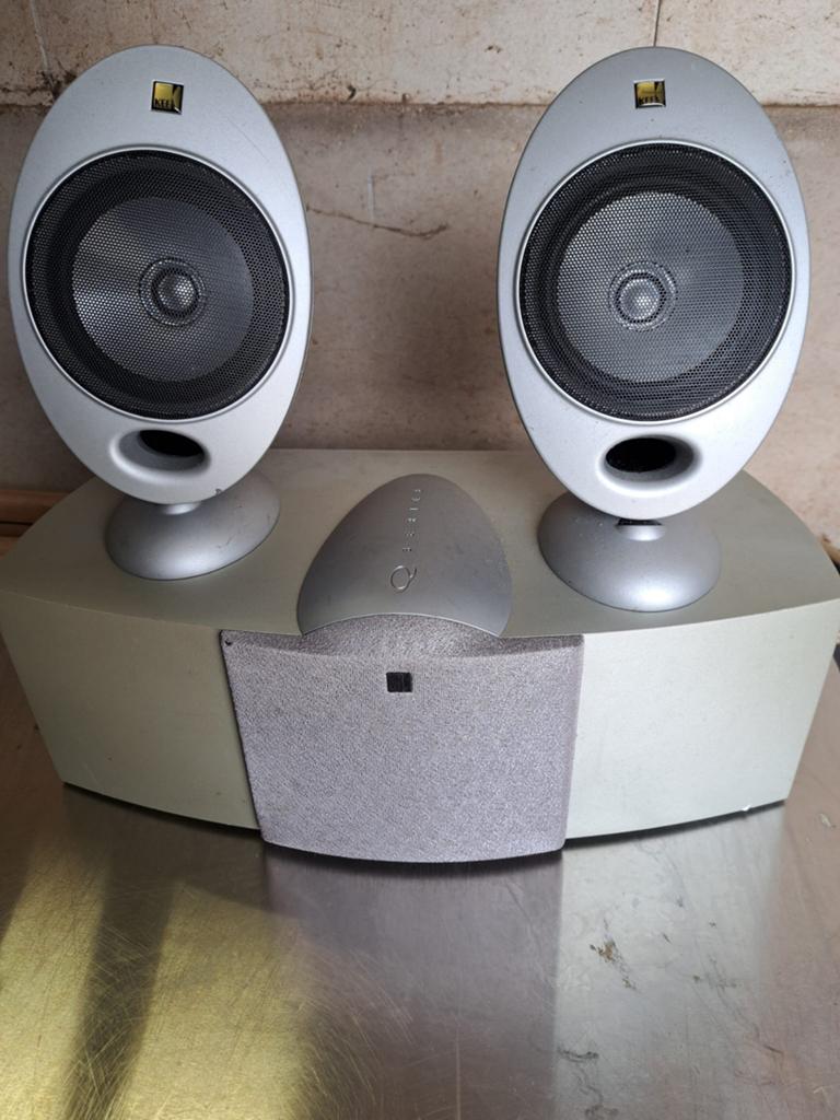 KEF KHT 2005.2 Surroundset met subwoofer en satellieten, Audio, Tv en Foto, Luidsprekers, Overige merken, Gebruikt, Ophalen of Verzenden