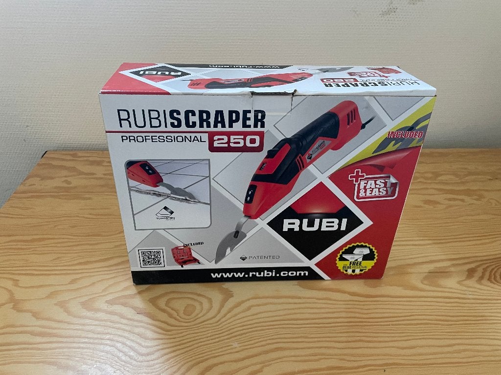 Rubi Scraper professional 250, Doe-het-zelf en Verbouw, Ophalen of Verzenden, Zo goed als nieuw