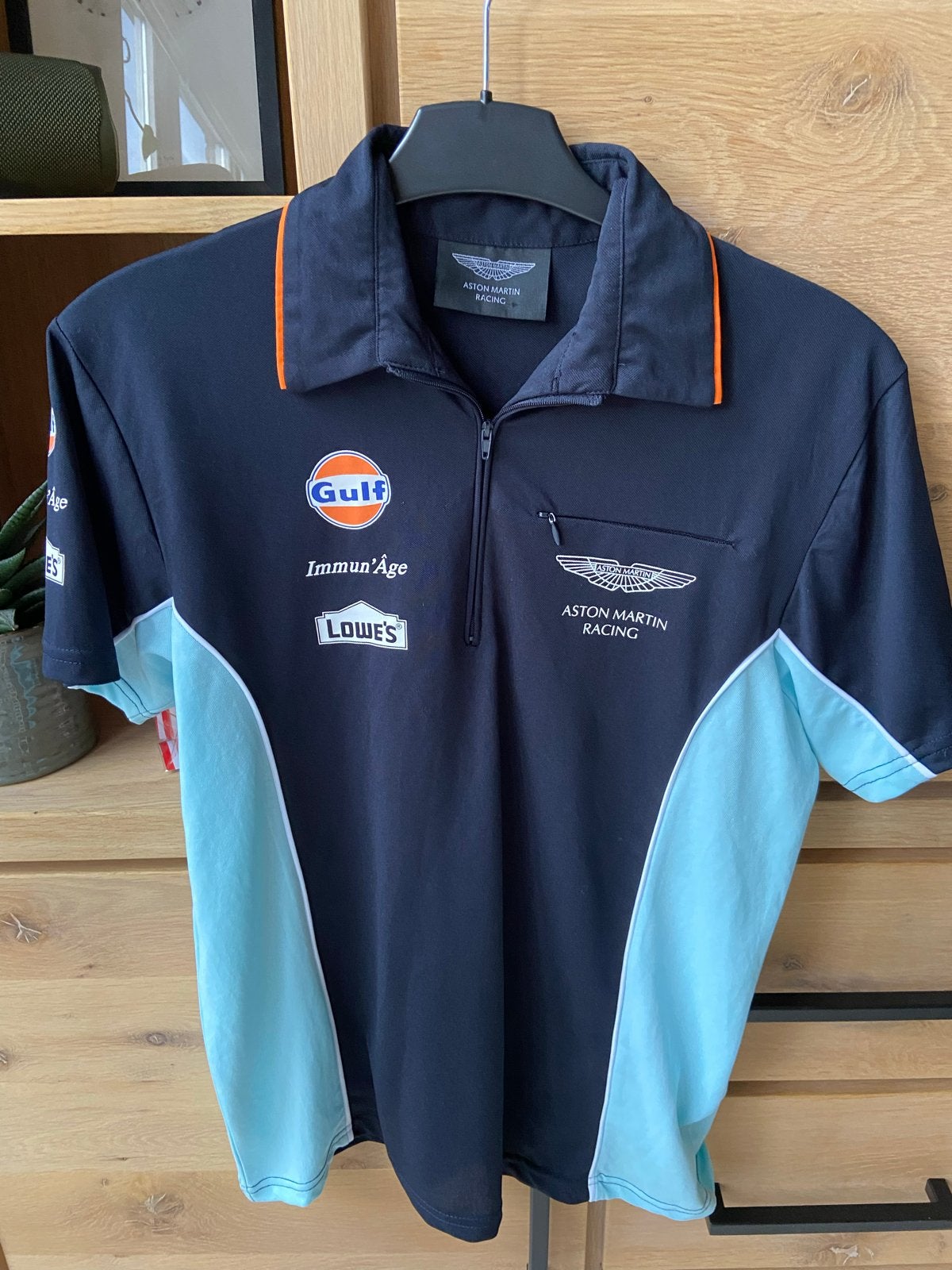 Aston Martin Racing Poloshirt - Maat S, Ophalen of Verzenden, Nieuw, Maat 46 (S) of kleiner, Blauw