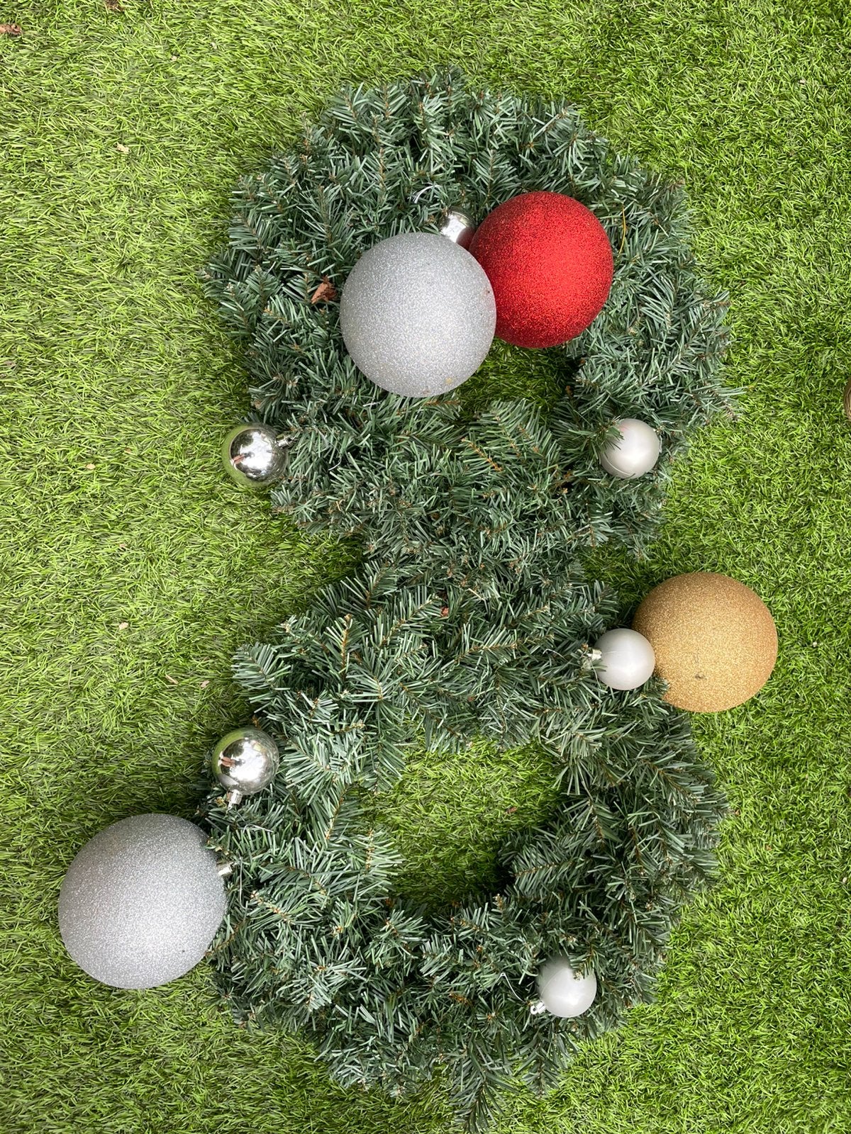 Kunst kerstkransen  GRATIS, Ophalen, Zo goed als nieuw