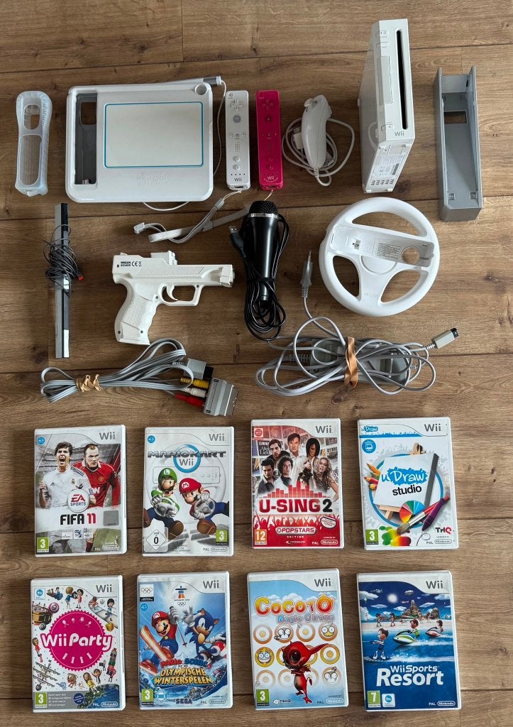 Complete Nintendo Wii classic + spellen, Ophalen, Gebruikt, Overige genres, 2 spelers