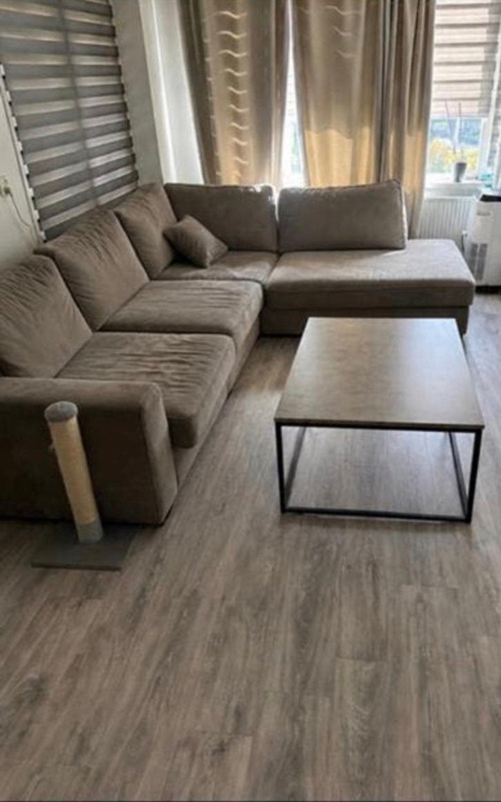 Hoekbank te koop wegens verhuizing, Ophalen