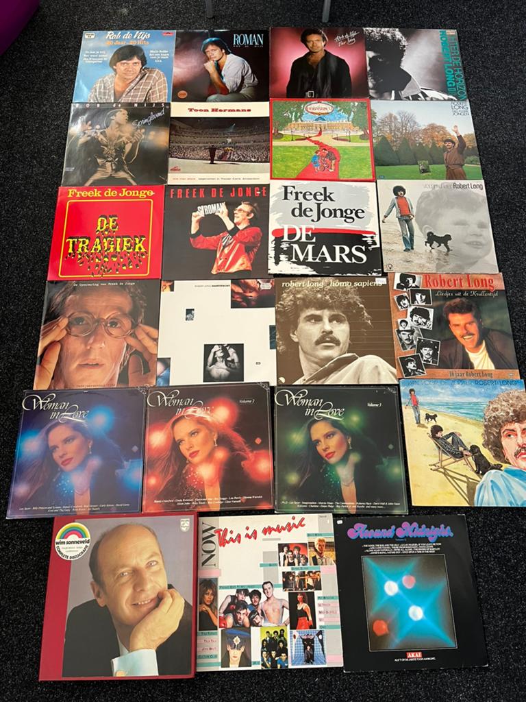 Partij LP’s jaren 70/80 – Robert Long, Rob de Nijs e.a., Cd's en Dvd's, Vinyl | Verzamelalbums, Ophalen of Verzenden, Gebruikt